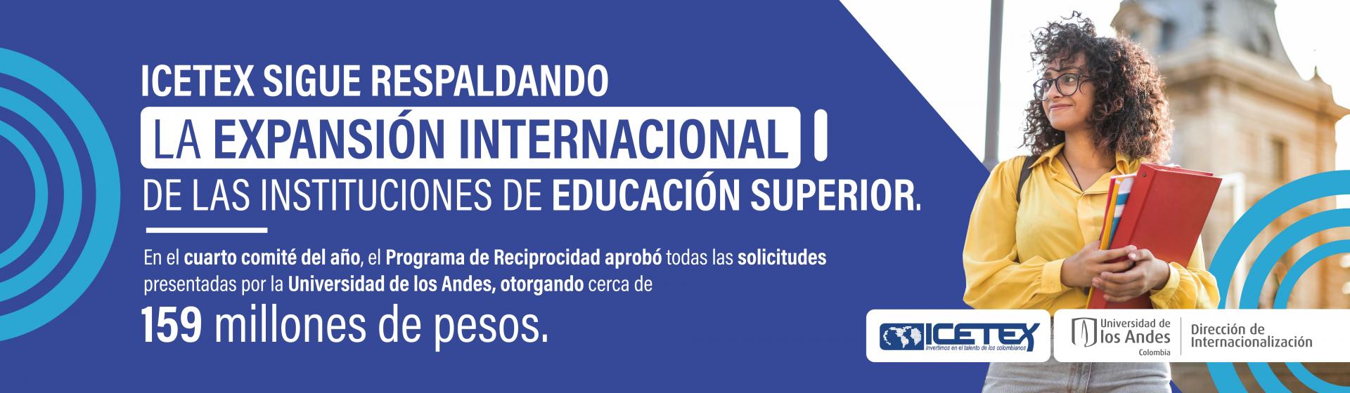 ICETEX y Uniandes, juntos por la internacionalización. 