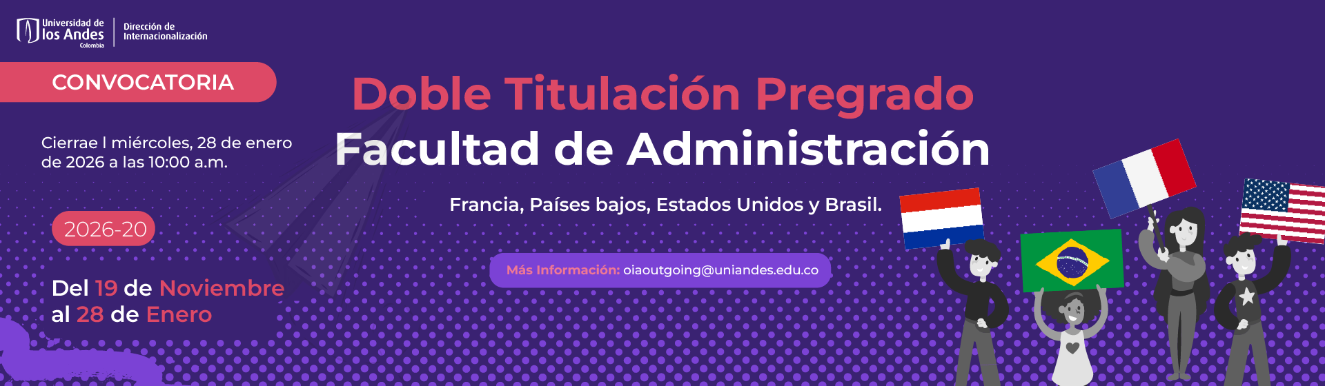 Doble Titulación Pregrado Facultad de Administración 2026-20