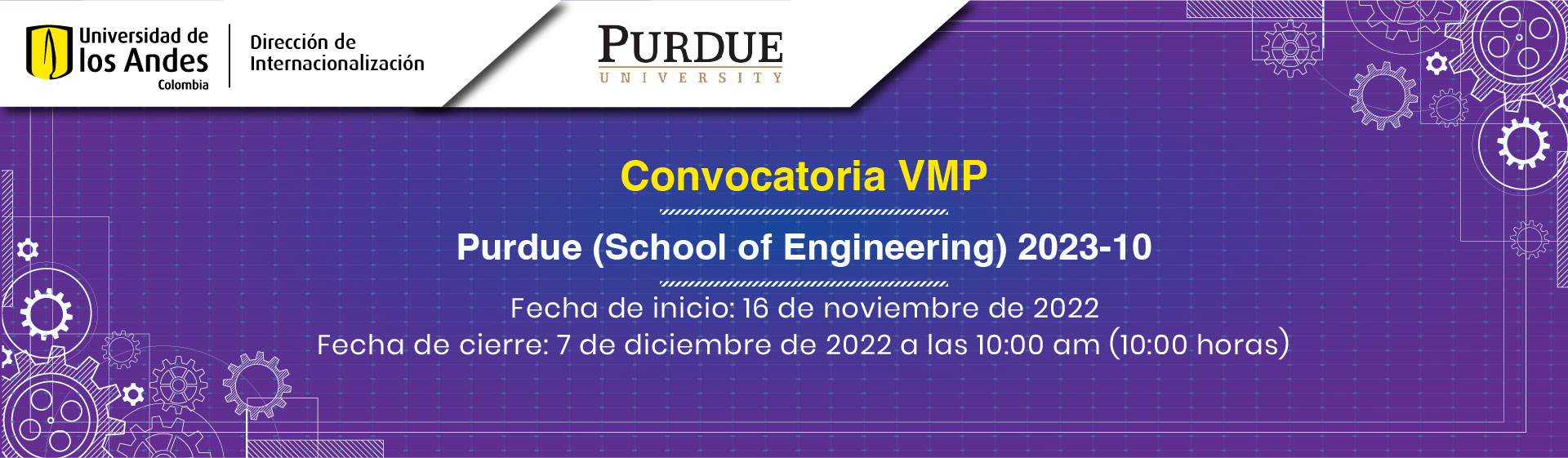 Convocatoria VMP Purdue (School of Engineering) 2023-10